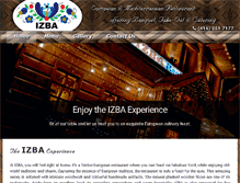 Tablet Screenshot of izba.ca